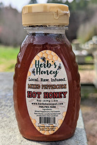 Herb's Honey Infused Mixed Peppercorn Honey